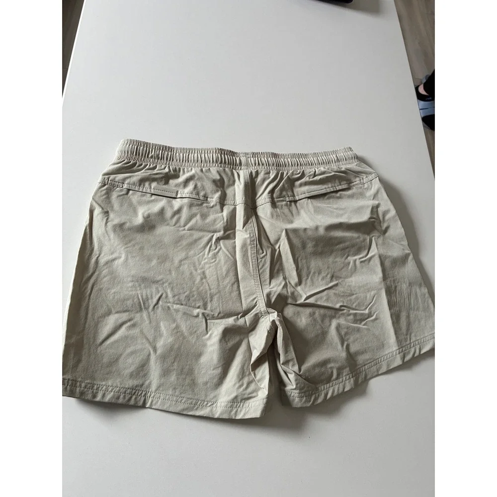 New GRADUAL‎ Women's hiking Beige Nylon Spandex Stretch Cargo Shorts Size XL